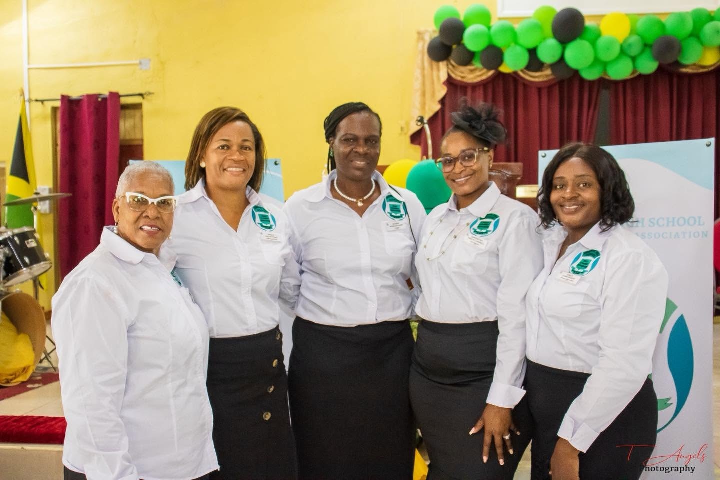 DHS PSA Executive Team members gathered at an Association event
